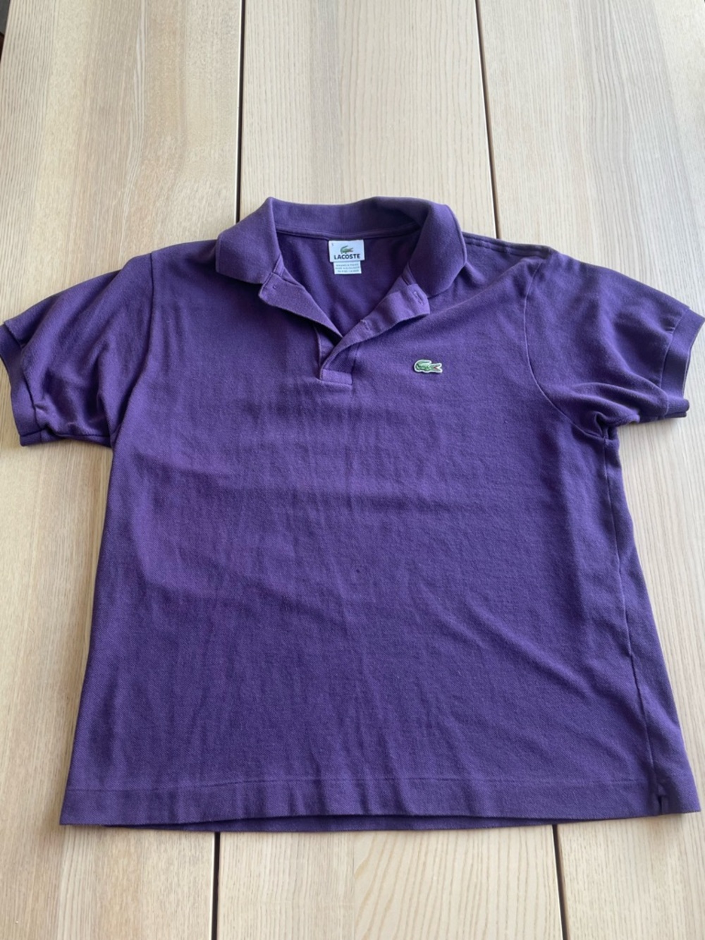 Lacoste men’s polo size 5, purple men’s Lacoste polo shirt medium